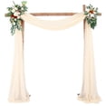 thumbnail image 1 of Wedding Arch Drapery Curtains In The Background Chiffon Fabric Shade Cloth Party Monolithic Wedding Decoration, 1 of 9