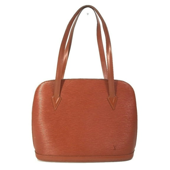 Pre-Owned LOUIS VUITTON M52283 Epi Leather Lussac Shoulder Bag, Brown, Women's (Fair)