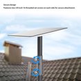 thumbnail image 4 of Satellite Internet Pole Mount, Strong Load Bearing Satellite Internet Pipe Adapter Aluminum Alloy with Hex Wrench for Ground, 4 of 8