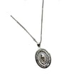 thumbnail image 4 of COLLAR DE VIRGEN OVAL ZIRCONIAS DE PLATA, 4 of 4