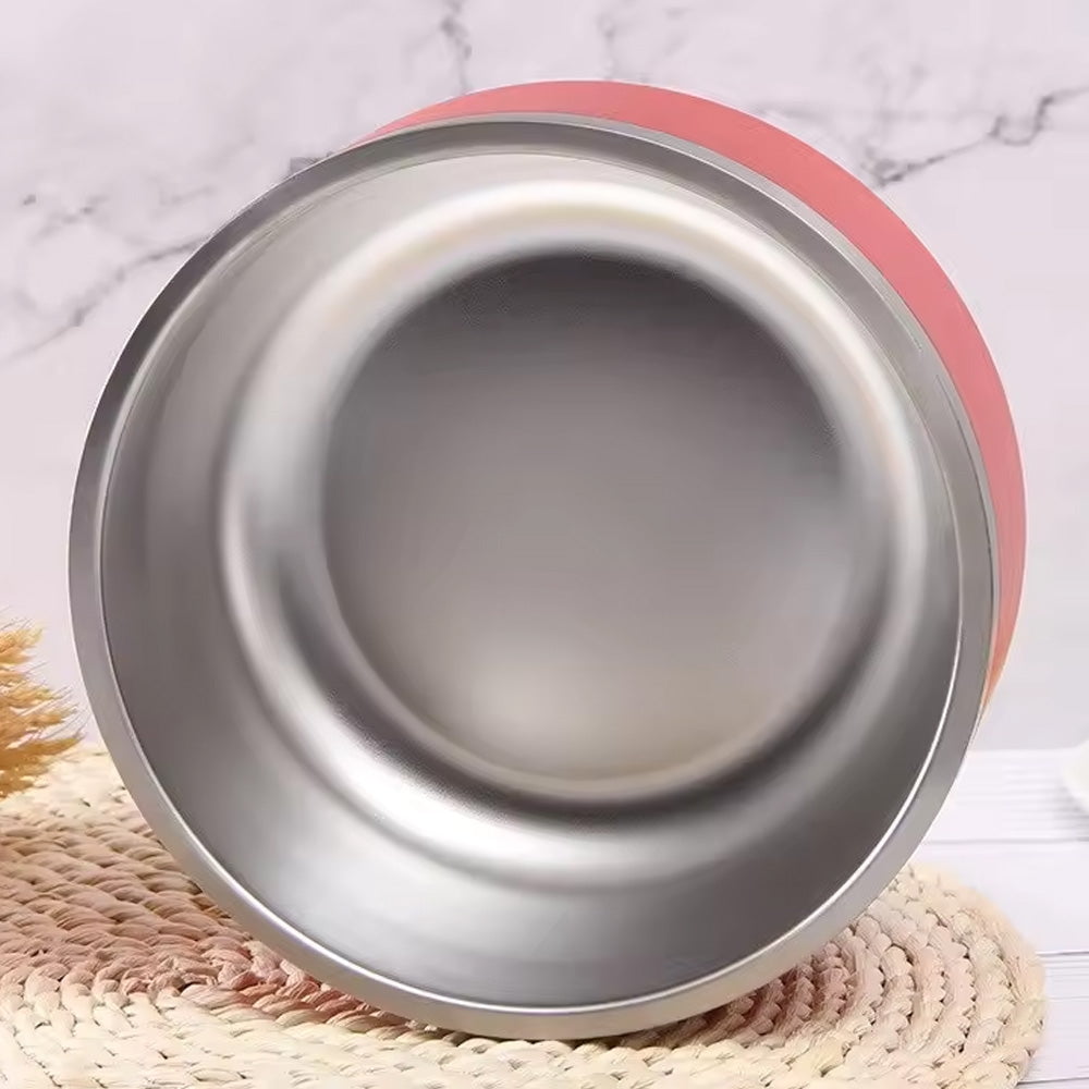 Dh Yeti Style Doodle Head Food/Water Bowl, Premium Stainless-Steel Pet Bowl