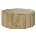 thumbnail image 6 of Simpli Home Millbury SOLID MANGO WOOD 36 inch Wide Round Contemporary Drum Coffee Table in Briarsmoke, Fully Assembled, 6 of 10