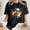 a_Black, variant on Njoeus Tops for Women Trendy T Shirts for Women Women's Cute Summer Tops Casual Crewneck Short Sleeve T-Shirt Floral Print Oversized Graphic Tees Loose Top T-Shirt S-Xxl Women Shirt Plus Size Shirt On