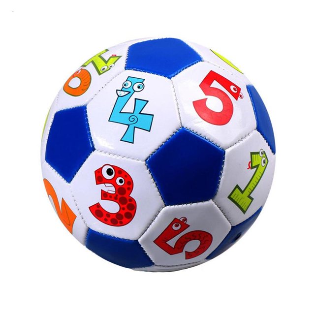 Eigraketly Balones de fútbol inflables de 6 pulgadas, pelota blanda de fútbol de PVC inflable para adultos y niños Ropa Deportiva, Zapatos No. 4 Eigraketly OD016341-04