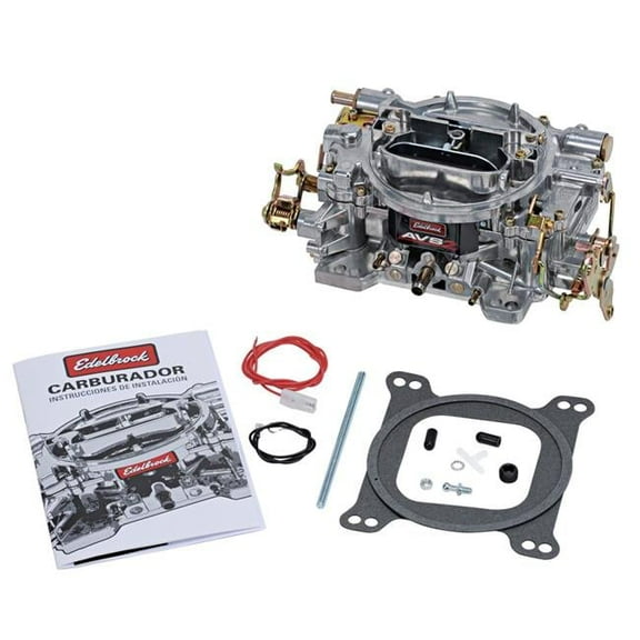 Edelbrock 1904 AVS2 Carburetor 500 CFM with Manual Choke, Satin