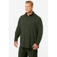 thumbnail image 4 of KingSize Men's Big & Tall Supersoft Jersey 1/4 Zip Pullover, 4 of 6