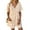 Apricot, variant on Women's Solid Color Casual Chic V-Neck Romper - Short Sleeve Jumpsuit with Pockets for Summer Wine Red，L