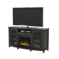 thumbnail image 3 of ClassicFlame Rossville TV Stand for TVs up to 60 inches Screen Size with Electric Fireplace, Tifton Oak, 3 of 5