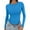 501_Blue2, variant on T Shirts for Women Round Neck Slim Bottom 2025 Basic Clothing Outdoor Wear Sports Top Long Sleeve Shirts for Women White