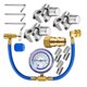 thumbnail image 5 of For A/C Refrigerant System Refrigerator Freon Recharge Hose with Gauge Kit R134A R12 R22,With BPV31 Piercing Tap Valve, 5 of 5