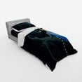 thumbnail image 3 of Ambesonne Colorful Bedding Set 4 Pcs, Cheshire Cat in Forest, Queen, Multicolor, 3 of 3