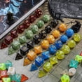 thumbnail image 3 of Juego de dados poliédricos CiaraQ DND 10x7 (70 piezas) con bolsa, 3 of 9