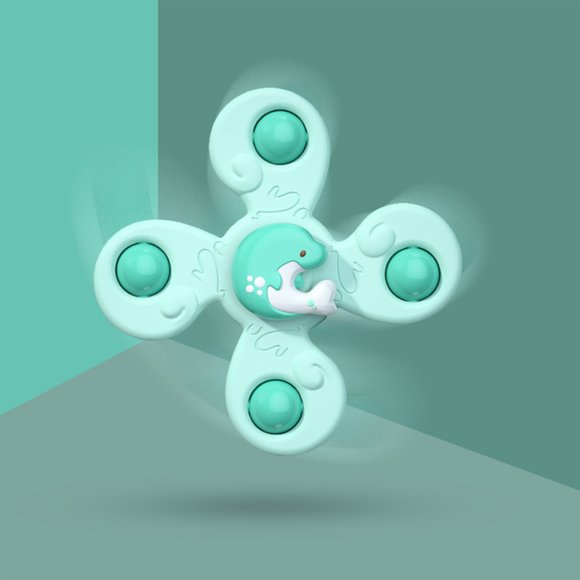 ToyKingdee Sea Animals Spinner Toys with Suction Cups - Rattle Toys, Spinning Toys, Spinner Toys ,Window Toys, Spinner Toy