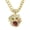 Leopard, variant on Hip Hop Jewelry Gold Leopard Head Pendant Necklace, Bull Tiger Necklace for Mens with Cuban Chains (nl006314-2)