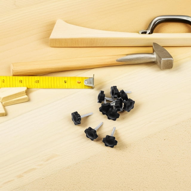 BESTYASH 10Ud Manija Ajustable De Plástico Para Tornillos Con Mango Ergonómico Para Uso En Hogar