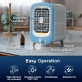 thumbnail image 2 of Jafanda Air Purifiers for Home Bedroom 780sq ft, Air Cleaner with Aromatherapy, HEPA & Activated Carbon, Blue, 2 of 9