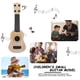 thumbnail image 5 of Modelo de guitarra pequeña para niños, cuerda de ukelele ajustable, juguete para niños, regalos de vacaciones, 5 of 5