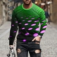 thumbnail image 2 of Fengyings Mens Long Sleeve Shirts Crew Neck Casual Tee Shirts Regular Fit Pullover T-Shirts, 2 of 5