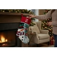 thumbnail image 4 of Personalization Mall Snowman Embroidered Initial Hooked Christmas Stockings, 4 of 4