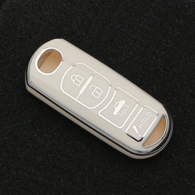 TPU Coche Remoto 4 Botones Llave Cubierta Shell Fob Para Mazda 3 6 MX-5 CX 7-9 SCION IA Accesorios huangjie unisex