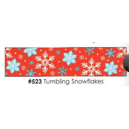 Snowflake Border - Tumbling Snowflakes 3 Strip Edible Frosting Photo Cake Border Decoration