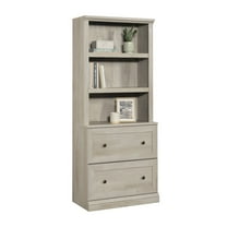 Sauder Miscellaneous Storage Library, Chalked Chestnut finish