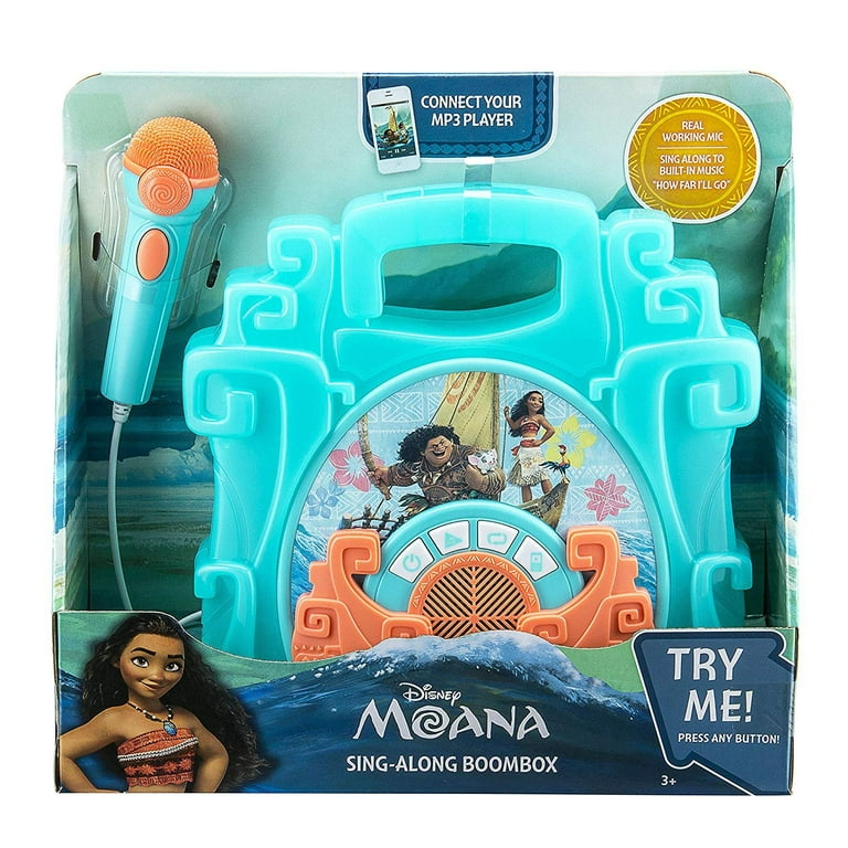 知育玩具 mona Disney Princess Moana Sing Along Karaoke Boombox, Children's Music