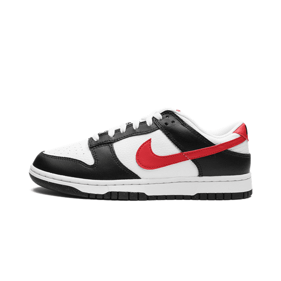 NIKE MENS Dunk Low Retro "Red Swoosh Panda" FB3354 001 from Stadium Goods