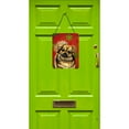 thumbnail image 2 of Tibetan Spaniel Red Snowflakes Holiday Christmas Wall or Door Hanging Prints, 2 of 2