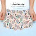 thumbnail image 3 of Yiaed Cute Tennis Racket Print Boys' Boxer Briefs Cotton Casual Stretch Comfort Boys Boxers - Kids Boxer Briefs Underwear for Boys (6-18)-Large, 3 of 5