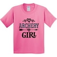 thumbnail image 3 of Inktastic Archery Girl Bow Hunting Youth T-Shirt, 3 of 5