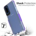 thumbnail image 5 of CoverON Samsung Galaxy S20 Case Clear Slim Fit Protective TPU Rubber Phone Cover - Collider Series, 5 of 7