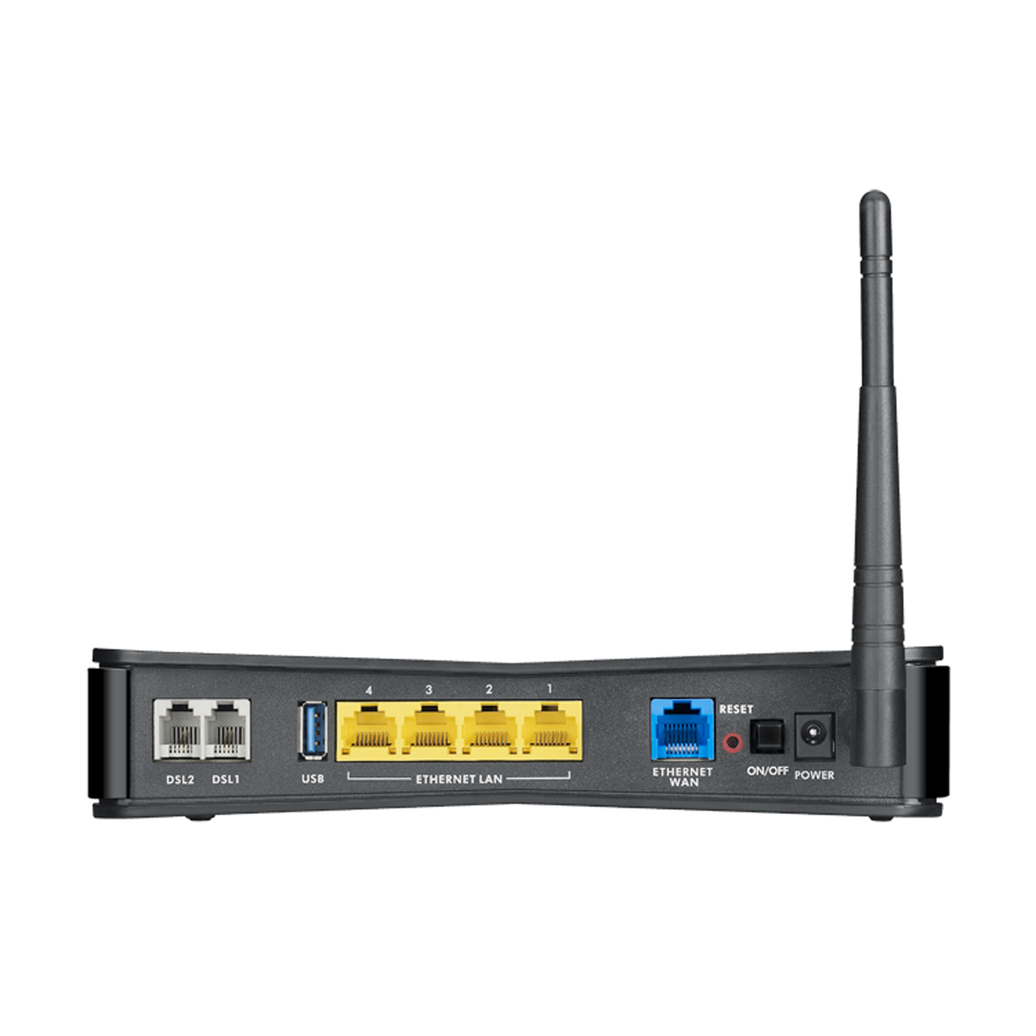 ZyXEL Wireless N VDSL2 Bonding Combo WAN Gigabit Gateway with USB over POTS, Black