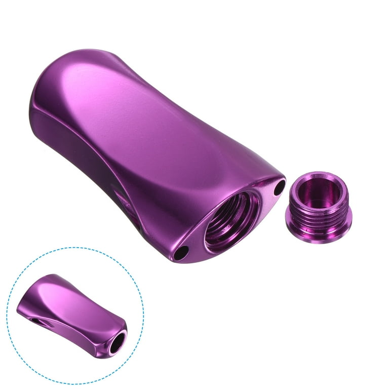 Uxcell Reel Knob Replacement Full Metal Fishing Reel Power Handle Knob, Purple, Size: Large