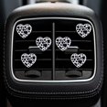 thumbnail image 3 of Sujetadores para rejilla de ventilación del auto Xinjincang con estampado de vaca y forma de corazón, 6 piezas, 3 of 7