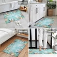 thumbnail image 6 of Summer Starfish Coral Indoor Door Mat 16x24 Inch Watercolor Seaweed Ocean Aqua Front Door Mat Non Slip Washable Entryway Rug Low Profile Dirt Trapper Doormat for Bathroom Kitchen Bedroom, 6 of 9