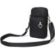 thumbnail image 1 of (Negro) Brazalete deportivo Bolsa de brazo para correr a prueba de sudor al aire libre Hombro cruzado Cartera informal Cartera Gimnasio Fitness Bolsa para teléfono móvil Llavero Mini bolsa, 1 of 5