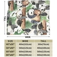 thumbnail image 3 of Yibo Boho Paisley Flowers Blanket Flannel Soft and Comfortable Anti-static Bed Sofa Blanket, 3 of 9