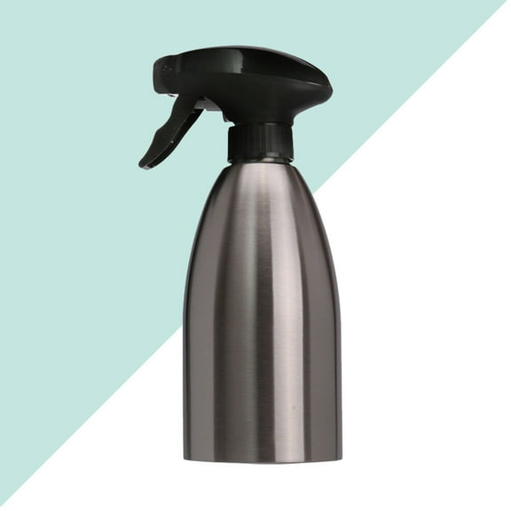 LEORX Edible Oil Bottle Made of Stainless Steel with Spray Nozzle for Cooking and Barbecue Supplies