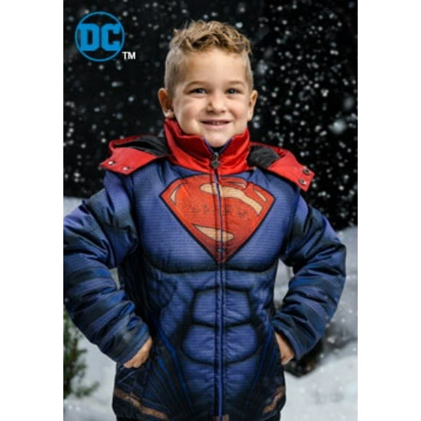 Kids Superman Puffer Jacket