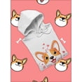 thumbnail image 3 of Cute Lovely Corgi Hoodie Women -Image by Shutterstock, Female 4X-Large, 3 of 4