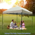 thumbnail image 3 of JORAMOY 10x10 Canopy Replacement Top Only, Waterproof Pop Up Canopy Tent Top Cover with Ropes, Instant Canopy Top Sunshade Sliver Coated for Outdoor Garden Patio Camping, Gray, 3 of 7