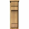 thumbnail image 2 of 8"W x 10"D x 26"H New Brighton Rough Sawn Corbel w/Backplate, Western Red Cedar, 2 of 9