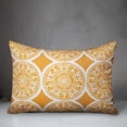 thumbnail image 3 of Creative Products Small Yellow Full Pattern Medallions 14x20 Indoor / Outdoor Pillow, 3 of 3