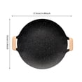 thumbnail image 3 of Non Stick Round Baking Pan Korean BBQ Grill Pan Korean Grill Pans for Indoor Cooking Multifunctional Frying and Baking Pan for Home Kitchen Camping 1pc, 3 of 4