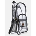 thumbnail image 3 of Wrangler Unisex Clear & Denim Backpack, Black, 3 of 5