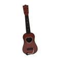 thumbnail image 2 of Ukelele para niños, Mini guitarra para niños, instrumento Musical clásico, juguete educativo para niños y niñas de 3 años o más, recuerdos de fiesta marron oscuro, 2 of 8