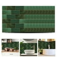 thumbnail image 6 of Girlsshop 10X Mosaic Tile Stickers Stick Bathroom Kitchen Home Wall Or Floor Self-Adhesive,20*20cm, 6 of 9