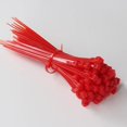 thumbnail image 3 of Lote de 100 bridas para cables. Rojas. 200 mm x 2,5 mm. Manguera de plástico de alta calidad., 3 of 5