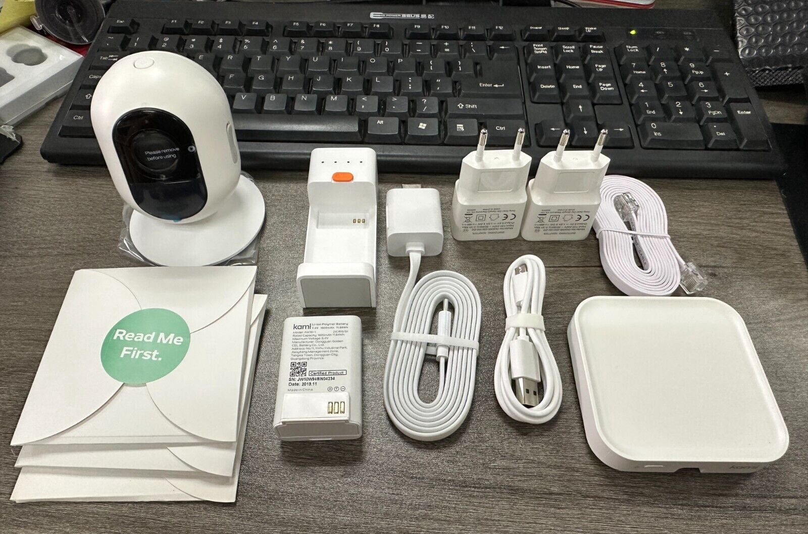 Kami 1080P Wire-Free Home Camera Kit, Wireless Outdoor Battery Security Camera